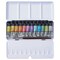 Sennelier French Artists' Watercolor Set - Set of 12, Metal Case, Iridescent, 10 ml